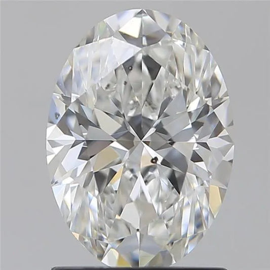 1.50ct Oval Natural Diamond (Colour G, Clarity SI1, GIA Certified)