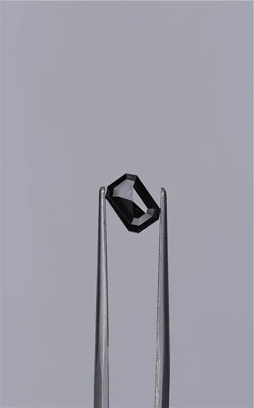 1.10ct Emerald Natural Diamond (Colour Fancy Black, Clarity VVS2, Cut EX, GIA Certified)