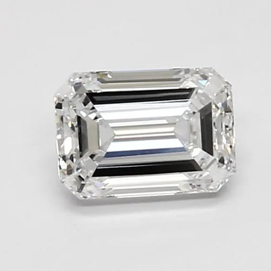0.90ct Emerald Lab Grown Diamond (Colour D, Clarity VVS1, IGI Certified)