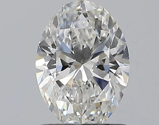 1.00ct Oval Natural Diamond (Colour F, Clarity VS2, Cut VG, GIA Certified)