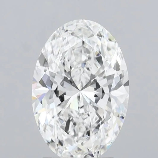 3.00ct Oval Lab Grown Diamond (Colour E, Clarity VVS1, IGI Certified)