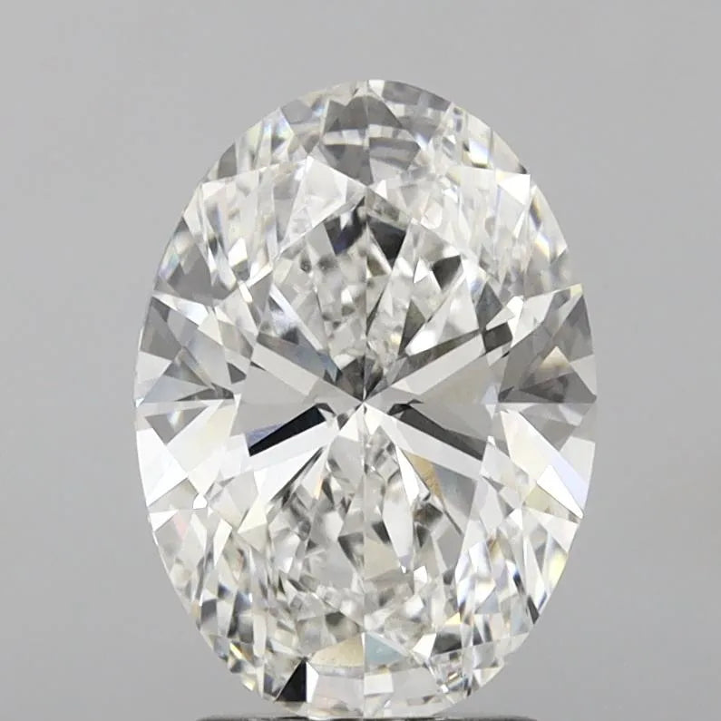 3.50ct Oval Lab Grown Diamond (Colour F, Clarity VS1, IGI Certified)