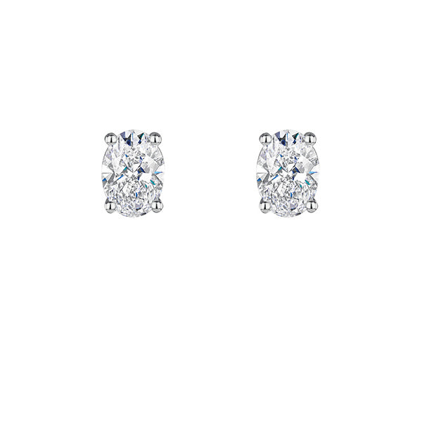 Oval Lab Grown Diamond Earrings