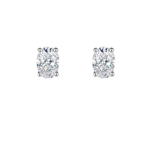 Oval Lab Grown Diamond Earrings