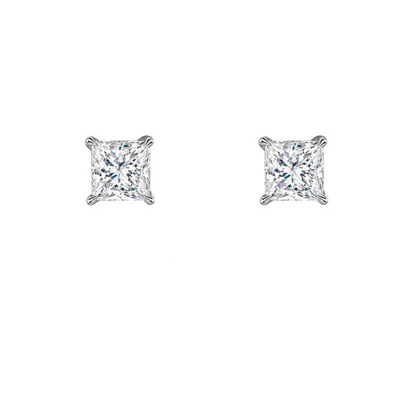 Princess Lab Grown Diamond Earrings