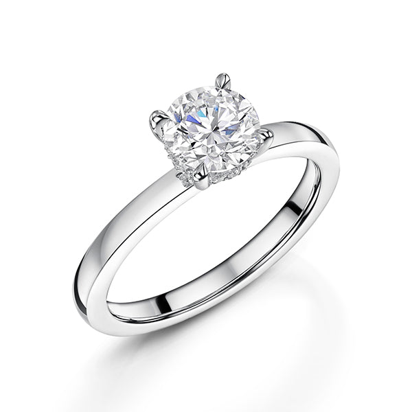 Brilliant Lab Grown Diamond Solitaire Ring