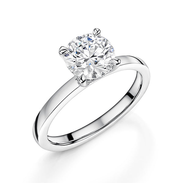 Brilliant Lab Grown Diamond Solitaire Ring