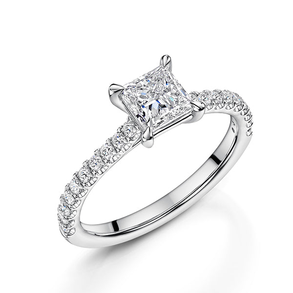 Princess Lab Grown Diamond Ring