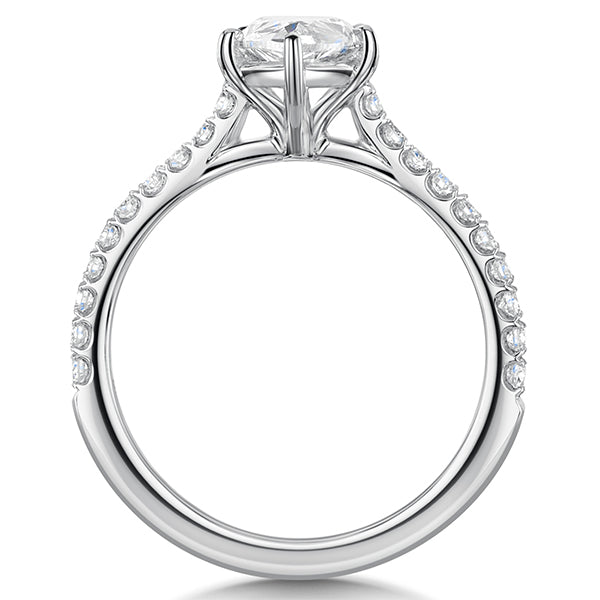 Pear Lab Grown Diamond Ring