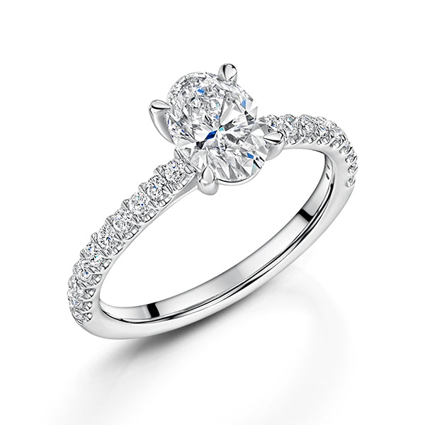 Oval Lab Grown Diamond Ring