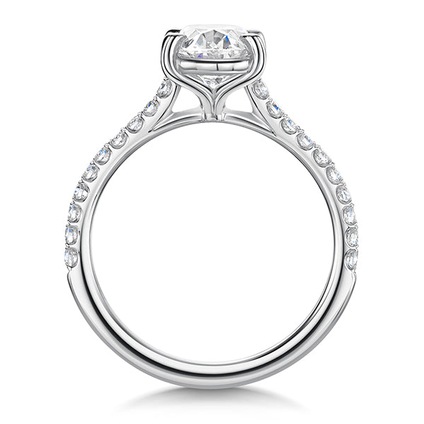 Oval Lab Grown Diamond Ring