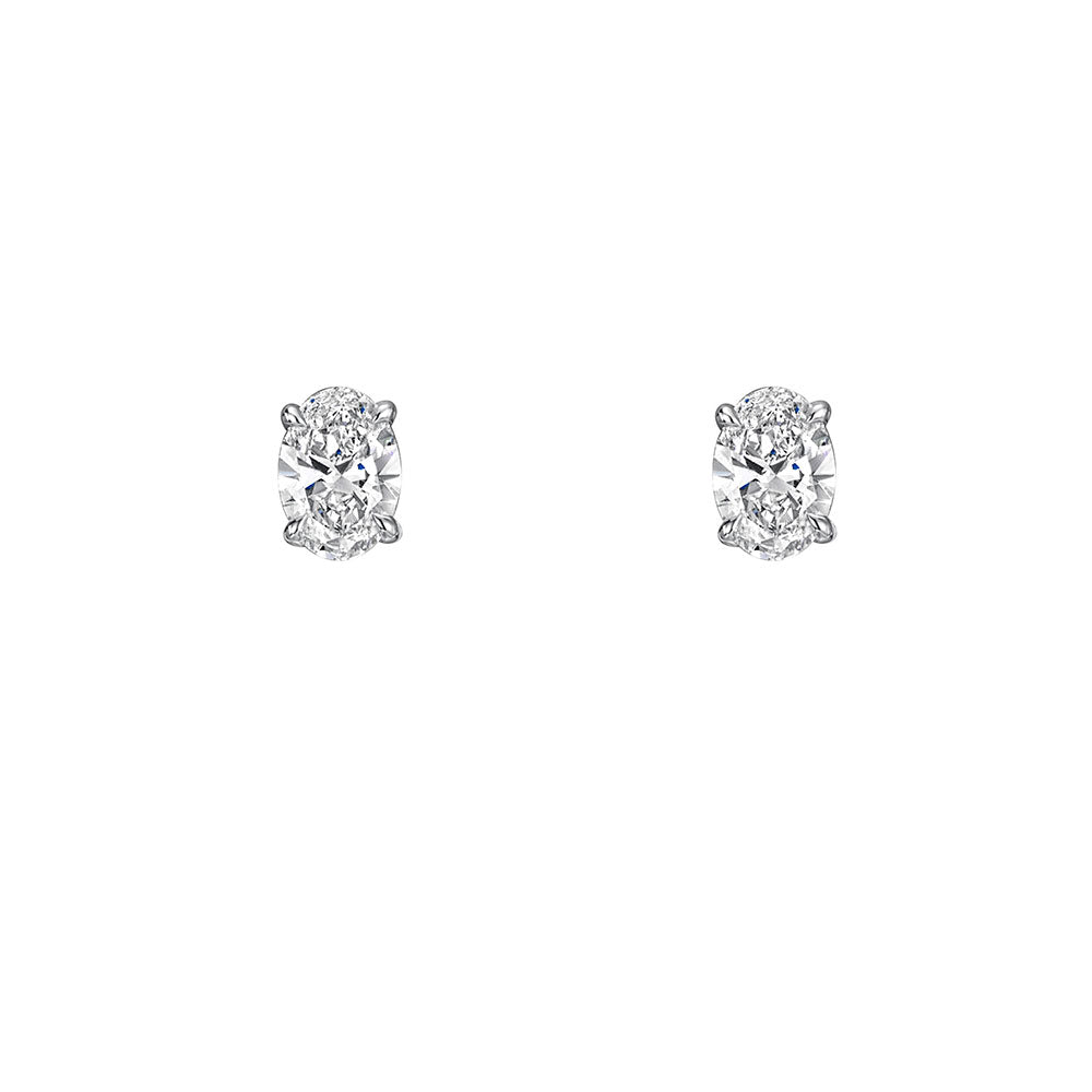 Oval Lab Grown Diamond Earrings