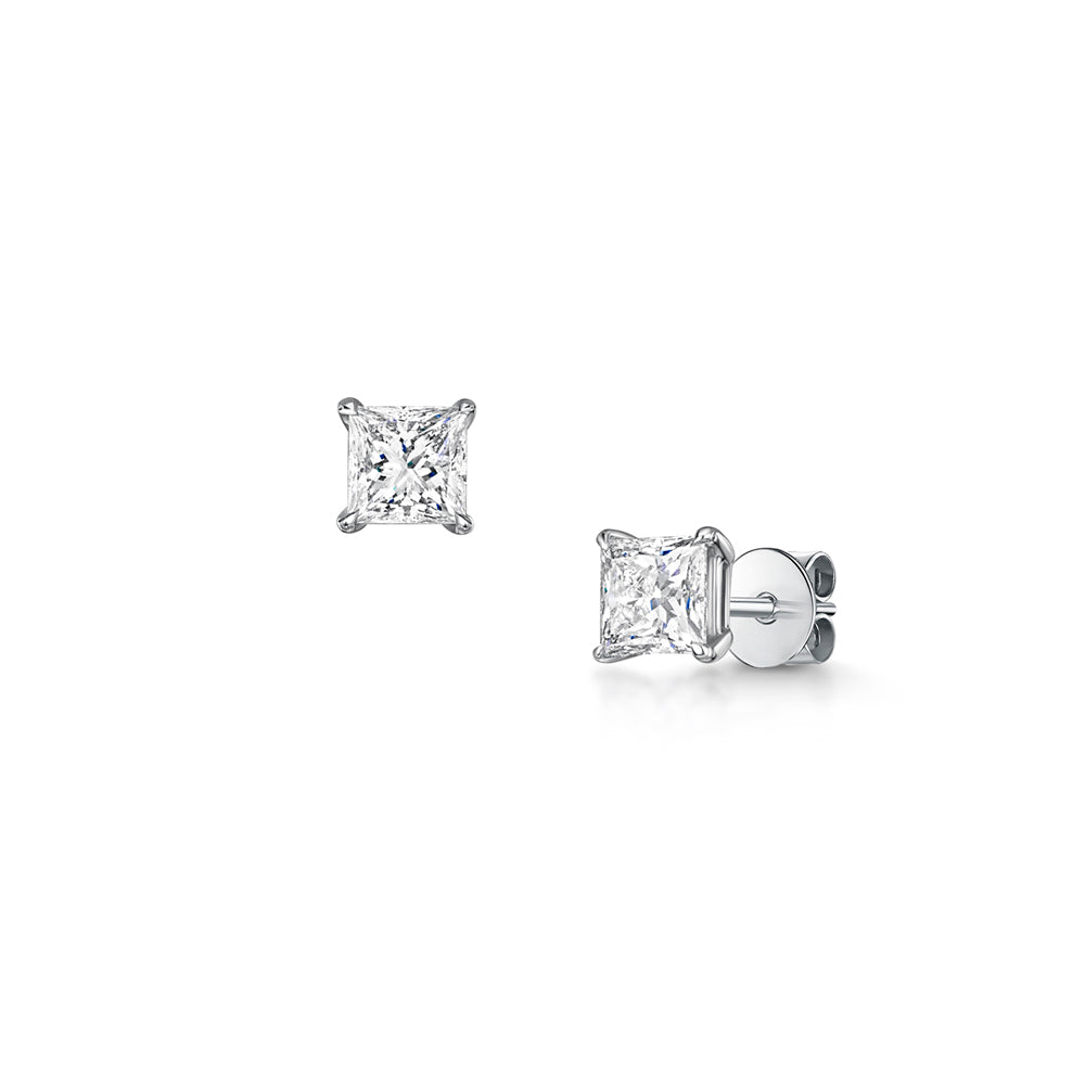 Princess Lab Grown Diamond Earrings