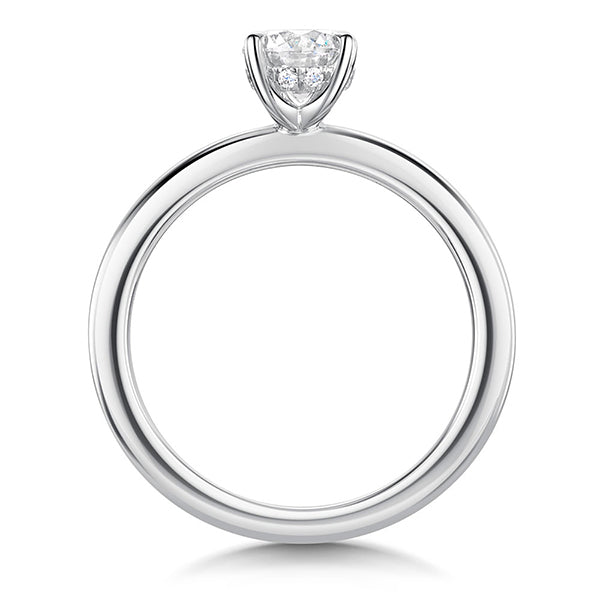Brilliant Lab Grown Diamond Solitaire Ring