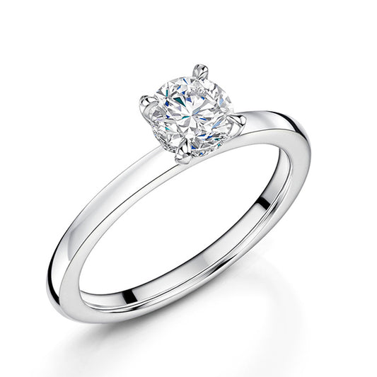 Brilliant Lab Grown Diamond Solitaire Ring