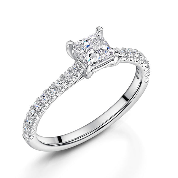 Princess Lab Grown Diamond Ring