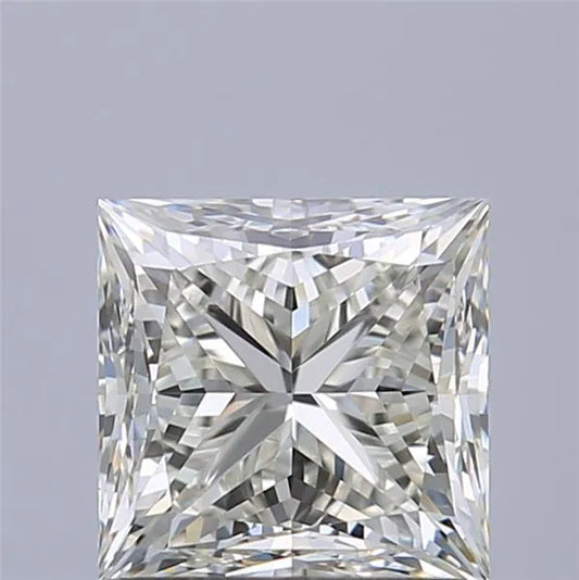 1.00ct Princess Natural Diamond (Colour H, Clarity VVS2, Cut VG, IGI Certified)