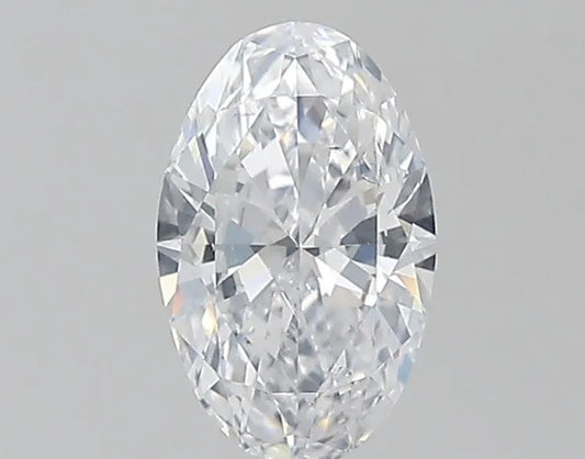 0.90ct Oval Natural Diamond (Colour D, Clarity SI1, Cut VG, IGI Certified)