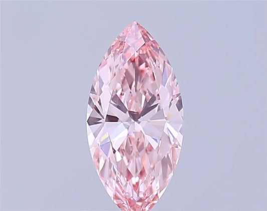 1.01ct Marquise Lab Grown Diamond (Colour Fancy Vivid Pink, Clarity VS1, IGI Certified)