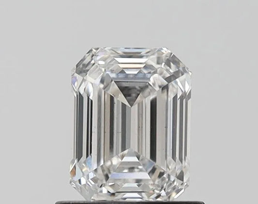 0.90ct Emerald Lab Grown Diamond (Colour F, Clarity VS1, IGI Certified)