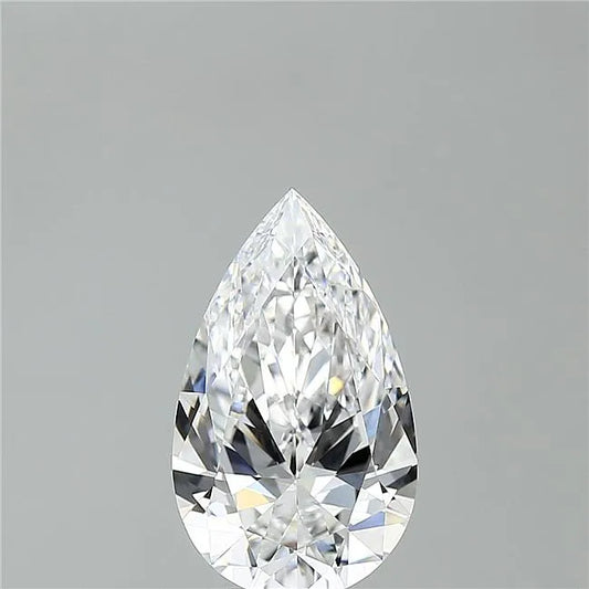 3.00ct Pear Lab Grown Diamond (Colour D, Clarity VVS2, IGI Certified)