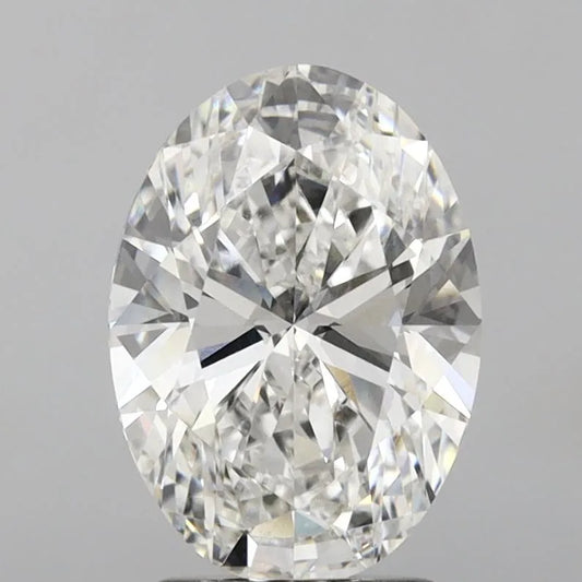3.50ct Oval Lab Grown Diamond (Colour F, Clarity VS1, IGI Certified)