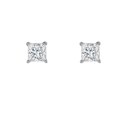 Princess Lab Grown Diamond Earrings