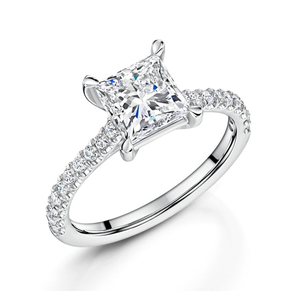 Princess Lab Grown Diamond Ring