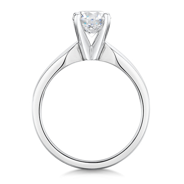 Brilliant Lab Grown Diamond Platinum Ring